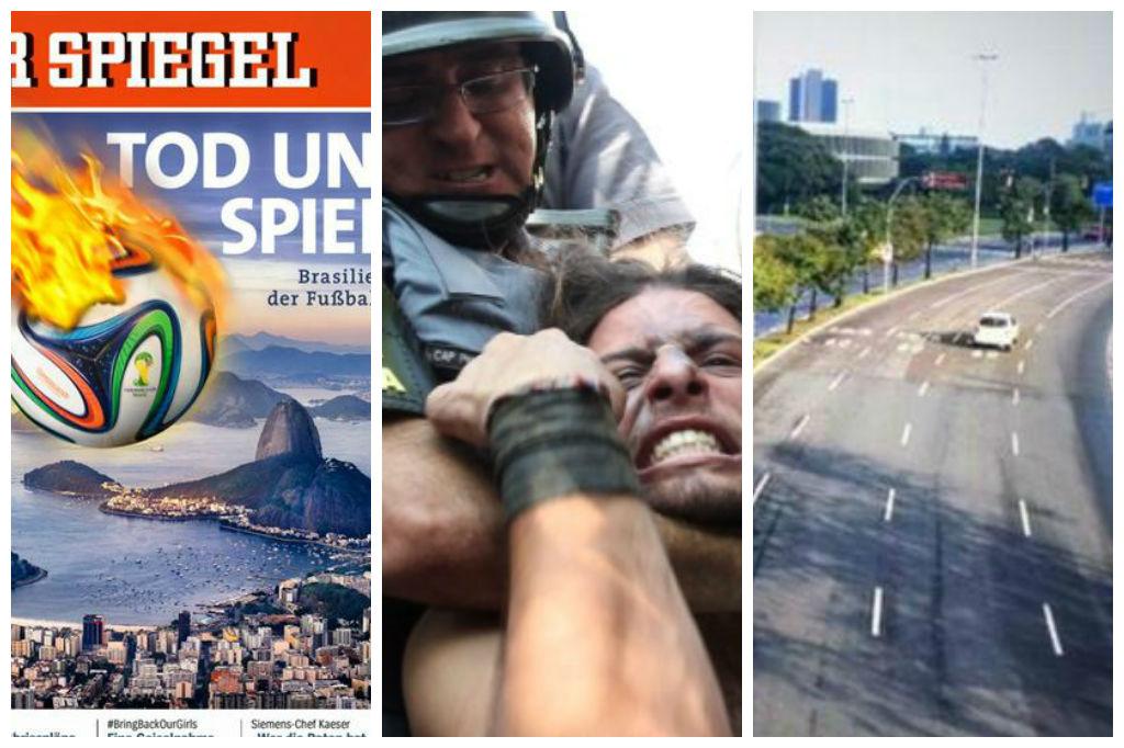 Montagem sobre fotos de Reprodução, ROBSON FERNANDJES e LARA ELY/Der Spiegel,  ESTADÃO CONTEÚDO