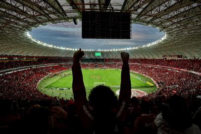  

PORTO ALEGRE, RS, BRASIL ¿ Gre-Nal 402. 14ª rodada do Brasileirão. Jogo clássico Gre-Nal no Estádio Beira-Rio (FOTO: BRUNO ALENCASTRO/AGÊNCIA RBS)
Indexador: Bruno Alencastro