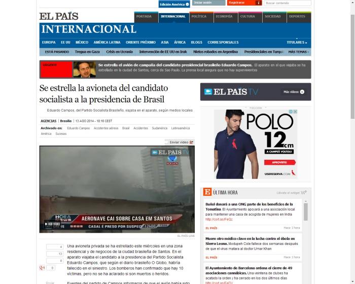 Reprodução / El Pais