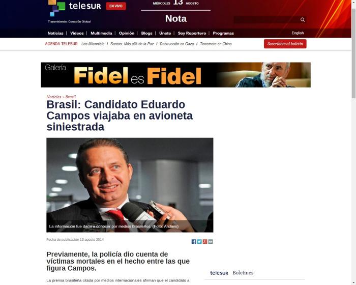 Reprodução / Telesur