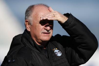  PORTO ALEGRE,RS,BRASIL, 14-08-2014. Treino no Estádio Olímpico, grêmio se prepara para encarar o Criciúma. Treinador Felipão. (FOTO: MAURO VIEIRA/AGENCIA RBS/ESPORTE)