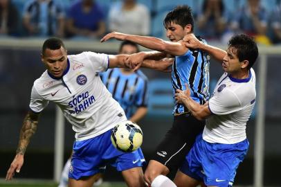  

PORTO ALEGRE,RS,BRASIL - 31.08.2014 - Campeonato Brasileiro - 18ª Rodada - Grêmio x Bahia na Arena do Grêmio.(FOTO:MAURO VIEIRA/AGÊNCIA RBS)
Jogador Alán Ruiz (C)