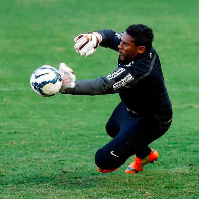 zol - futebol - santos - treino - goleiro - aranha 