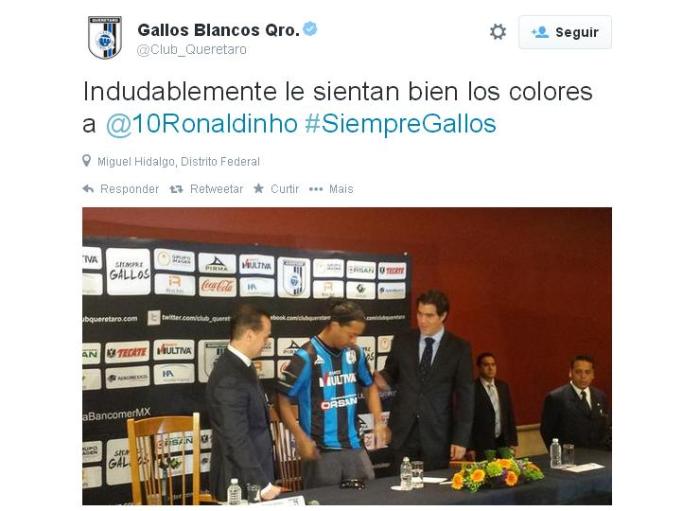 Reprodução / Twitter @Club_Queretaro