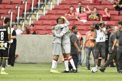  

PORTO ALEGRE, RS, BRASIL, 14-09-2014:Campeonato Brasileiro - 21ª Rodada - Inter x Botafogo no estádio Beira-Rio.(RICARDO DUARTE/AgênciaRBS).
Goleiro Dida entra no lugar de Muriel machucado.