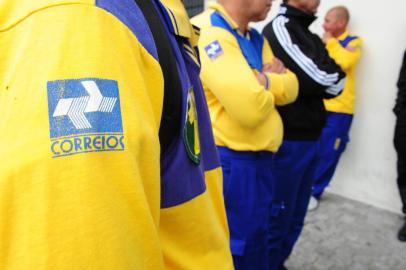  JOINVILLE,SC,BRASIL,18-09-2013.GREVE.Correios entram em greve.(Foto:Salmo Duarte/Agência RBS,Geral)