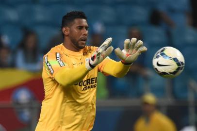  

PORTO ALEGRE, RS, BRASIL, 18-09-2014:Campeonato Brasileiro - 22ª Rodada, Grêmio x Santos na Arena.(DIEGO VARA/AgênciaRBS).
Goleiro Aranha
Indexador: Diego Vara                      