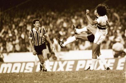 Grêmio x São Paulo - campeonato Brasileiro de 1981, Baltazar do Grêmio#PG: 10 Fotógrafo: bd zh