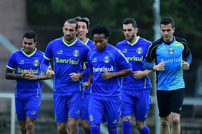  

PORTO ALEGRE,RS,BRASIL,06-10-2014-Grêmio volta aos trabalhos após a derrota para o São Paulo (FOTO : FERNANDO GOMES / AGENCIA RBS )