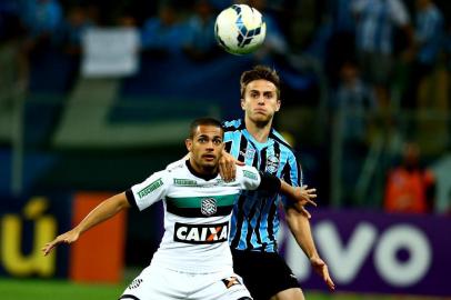  


PORTO ALEGRE, RS, BRASIL,22-10-2014:Campeonato Brasileiro, 30ª Rodada, Grêmio x Figueirense na Arena do Grêmio - FOTO:MAURO VIEIRA/AGENCIA RBS
Jogador Bressan