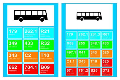 zol - montagem - placas - ônibus - eptc - porto alegre