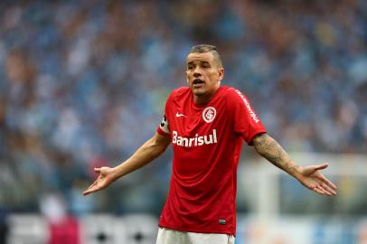  PORTO ALEGRE, RS, BRASIL, 30-03-2014:Campeonato Gaúcho - primeiro jogo da final (Gre-Nal 400), Grêmio x Inter na Arena.(Foto:Bruno Alencastro/Agência RBS)Jogador D'Alessandro