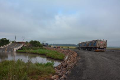 LIberação do desvio da ponte da BR-287