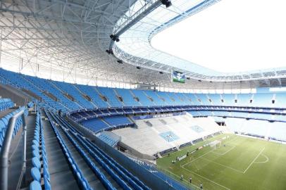  PORTO ALEGRE,RS, BRASIL - 14/02/2013FOTO:RICARDO DUARTE /ZERO HORACopa Bridgestone Libertadores, Grêmio x Huachipato na Arena do Grêmio.Foto antes do jogo