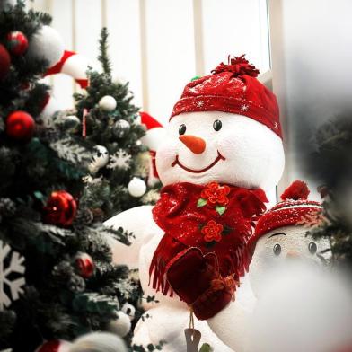  JARAGUÁ DO SUL, SC , BRASIL (12/11/2014) - Espaço decorado para aguardar a chegada do papai noel no Jaraguá do Sul Park Shopping. (Foto: Maykon Lammerhirt, Agencia RBS)