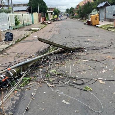 rdgol, esteio, poste, rua, temporal