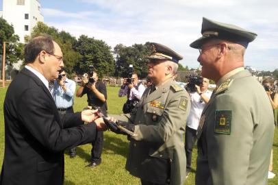 Governador José Ivo Sartori participa da posse do novo comandante da Brigada Militar, Alfeu Freitas Moreira.