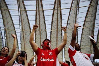  PORTO ALEGRE, RS, BRASIL, 15-02-2014: Internacional e Caxias se enfrentam em jogo-teste no novo estádio Beira-Rio pelo Gauchão 2014. (Foto: Mateus Bruxel / Agência RBS)