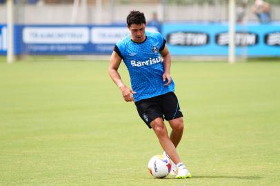 Giuliano - Grêmio - meia - treino