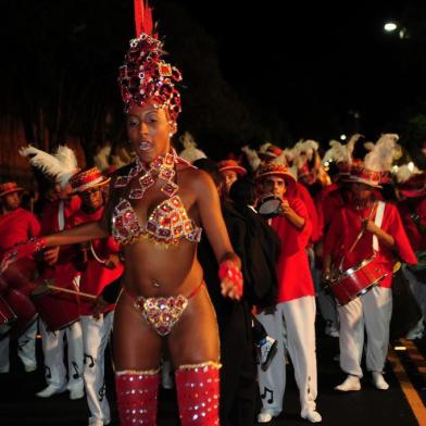  

Caxias do Sul, RS, Brasil (14/02/2015) Carnaval Caxiense 2015. Desfile realizado na rua Plácido de Castro. Na foto, Associação Cultural e Esportiva Acadêmicos XV de Novembro. (Roni Rigon/Pioneiro)