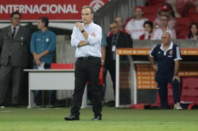  PORTO ALEGRE,RS, BRASIL, 26-02-2015 - Libertadores - 2ª Rodada, Internacional x Universidad de Chile no estádio Beira-Rio.(Foto:RICARDO DUARTE/Agência RBS)Técnico Martín Lasarte