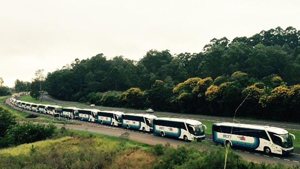 Protesto na RS-124 gera reflexos também na BR-386, polo petroquimico, rdgol