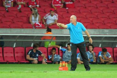  PORTO ALEGRE, RS, BRASIL, 01-03-2015 - Campeonato Gaúcho 2015 - 8ª Rodada,  Internacional x Grêmio no Estádio Beira-Rio.(Foto:Ricardo Duarte/Agência RBS)Técnico Felipão