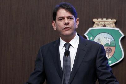 Governador do Ceará, Cid Gomes (PSB), discursando na Assembleia Legislativa.