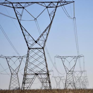 Torres de transmissão de energia elétrica próximas a Brasília