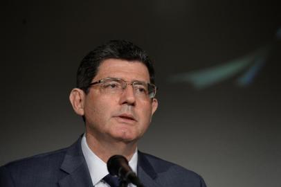  BRASILIA, DF, BRASIL, 19-01-215: Ministro da Fazenda Joaquim Levy  fala neste momento sobre ajuste fiscal. (Foto: Agência Brasil, Divulgação, NOTÍCIAS)