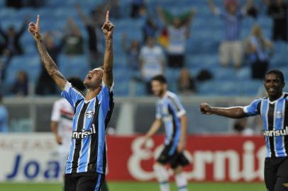 PORTO ALEGRE, RS, BRASIL - 29-03-2015 - Campeonato Gaúcho - 14ª Rodada, Grêmio x São Paulo-RG no estádio Arena do Grêmio.(FOTO:MATEUS BRUXEL/AGENCIAS)