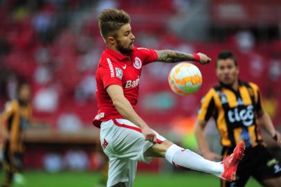  PORTO ALEGRE, RS, BRASIL (22/04/2015): Libertadores - 6ª Rodada, Inter x The Strongest no estádio Beira-rio.(FOTO:DIEGO VARA/AGÊNCIA)Jogador Eduardo SashaIndexador: DIEGO VARA                      