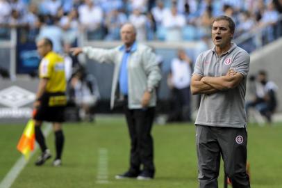  PORTO ALEGRE, RS, BRASIL, 26-04-2015 : Gre-Nal de número 405, primeira partida da final do Campeonato Gaúcho 2015, entre Grêmio e Internacional, na Arena.  (Foto: Mateus Bruxel/Agência RBS, Editoria Esportes)Indexador: DIEGO VARA