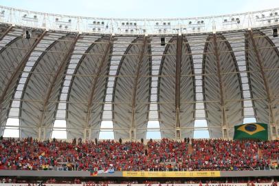  PORTO ALEGRE, RS, BRASIL, 01-03-2015 - Campeonato Gaúcho 2015 - 8ª Rodada,  Internacional x Grêmio no Estádio Beira-Rio.(Foto:Jefferson Botega/Agência RBS)