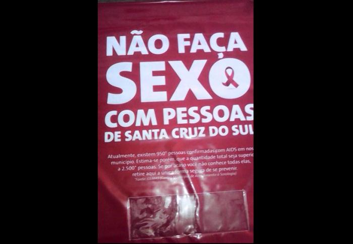 Campanha Profissionais do Sexo: Sem vergonha, garota. Você tem