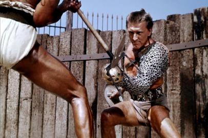  Kirk Douglas no filme Spartacus, de Stanley Kubrick. 