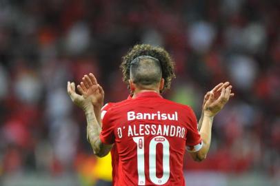  PORTO ALEGRE, RS, BRASIL, 13-05-2015 : Libertadores - Oitavas, Internacional x Atlético-MG no estádio Beira-rio.(Foto: RICARDO DUARTE/Agência RBS)Jogador D'Alessandro faz o segundo gol da partida, Inter 2x0 Atlético-MG