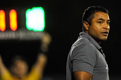  PORTO ALEGRE, RS, BRASIL - 25-03-2015 - Gauchão -13ª Rodada, Novo Hamburgo x Grêmio no estádio do Vale, em Novo Hamburgo.(FOTO:MATEUS BRUXEL/AGÊNCIA RBS)Técnico Roger Machado