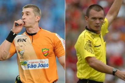 anderson daronco, leandro vuaden, árbitro, arbitragem, futebol