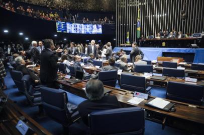 Plená¡rio do Senado Federal durante sessão delibertativa