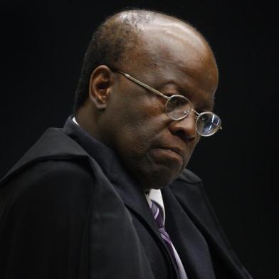  BRASÍLIA, DF, BRASIL -  23/03/2014 - O presidente do Supremo Tribunal Federal (STF), Joaquim Barbosa, não participará das eleições deste ano.