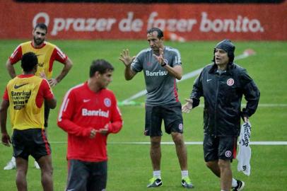  PORTO ALEGRE, RS, BRASIL, 05-06-2015. Treino do Inter no CT Parque Gigante. (Foto LAURO ALVES/Agência RBS)