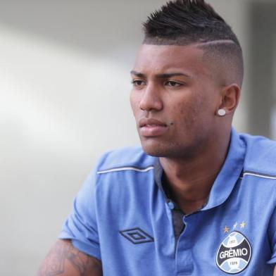  PORTO ALEGRE - BRASIL - Entrevista com jogador Walace, do Grêmio.( FOTO: LAURO ALVES) 