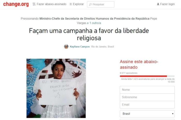 Reprodução / Change.org