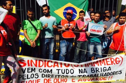 protesto, trabalhadores, Rio de Janeiro