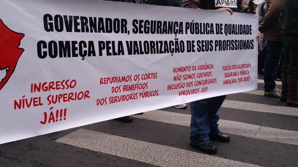 rdgol - protesto - segurança - porto alegre