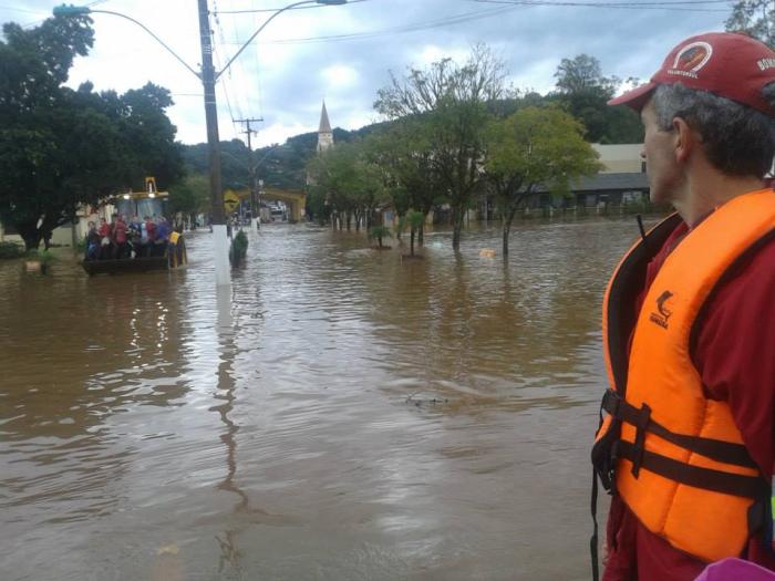 Divulgação / Bombeiros Voluntários de Rolante