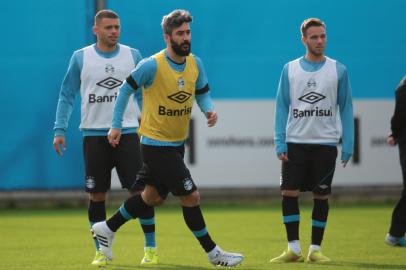 zol - treino - grêmio - ct luiz carvalho - edinho - douglas