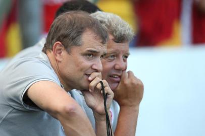  CAXIAS DO SUL, RS, BRASIL, 19-01-2015: Pré-temporada 2015 do Internacional em Bento Gonçalves.Amistoso de Inter e Juventude no estádio Alfredo Jaconi.Técnico Diego Aguirre.(FOTO: DIEGO VARA/AGÊNCIA RBS)