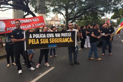 protesto, policiais civis, avenida ipiranga, rdgol